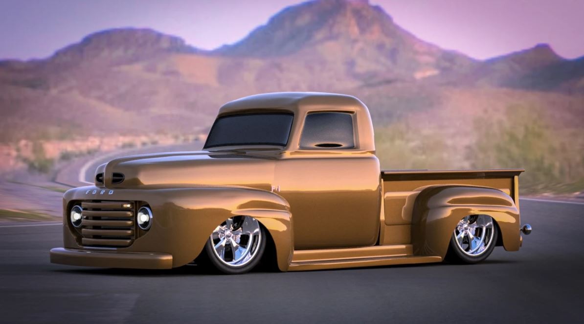 Reviving History: Unveiling the Custom Masterpiece – Ford F1 1948 Pickup Truck”