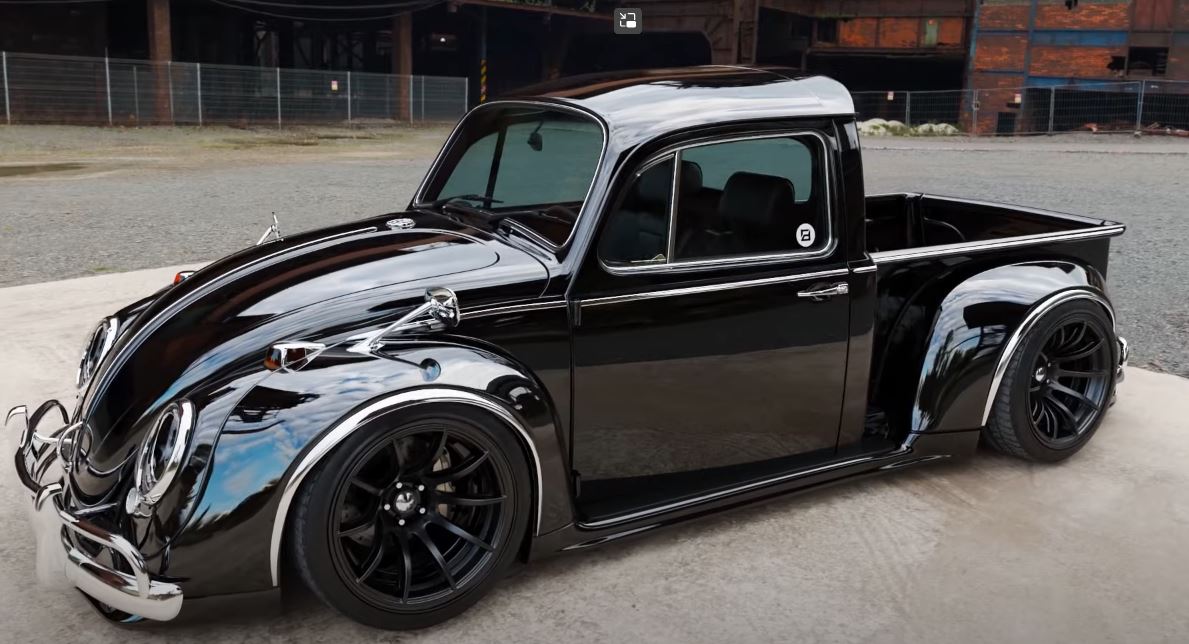 Incredible transformation: VW Beetle Black becomes a unique pickup! - Breaking International