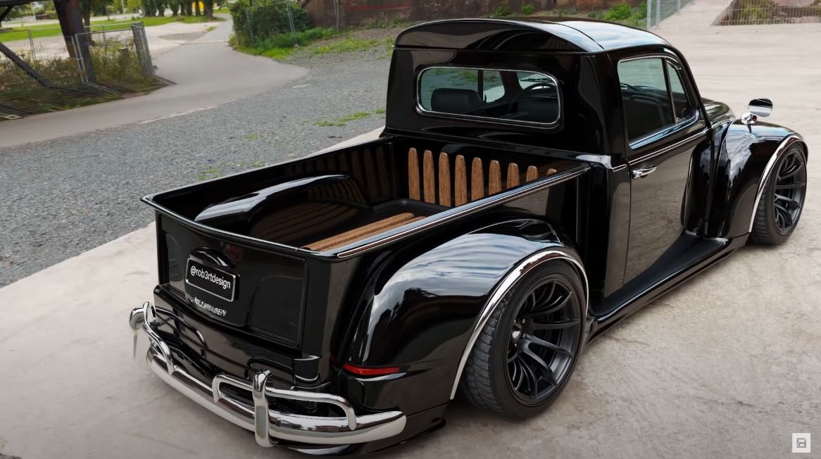 Incredible transformation: VW Beetle Black becomes a unique pickup! - Breaking International