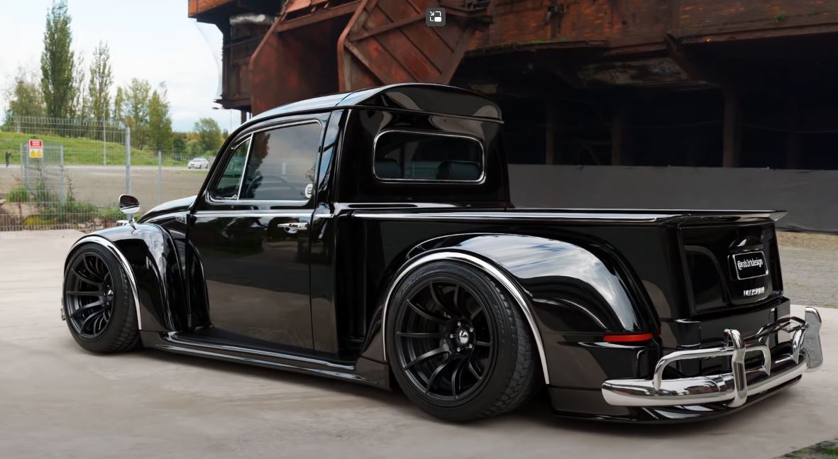 Incredible transformation: VW Beetle Black becomes a unique pickup! - Breaking International