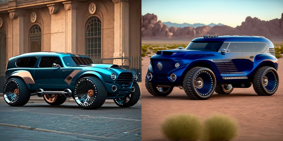 Retro-Futuristic ShelƄy Cobra SUVs Make Us Feel Like AI Has Taken Oʋer Car Design - DX