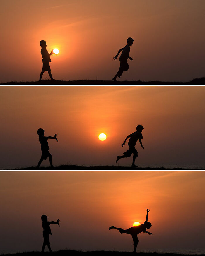 Images Of People’s Silhouettes Captured During Sunset – Breaking International