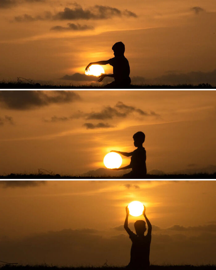 Images Of People’s Silhouettes Captured During Sunset – Breaking International