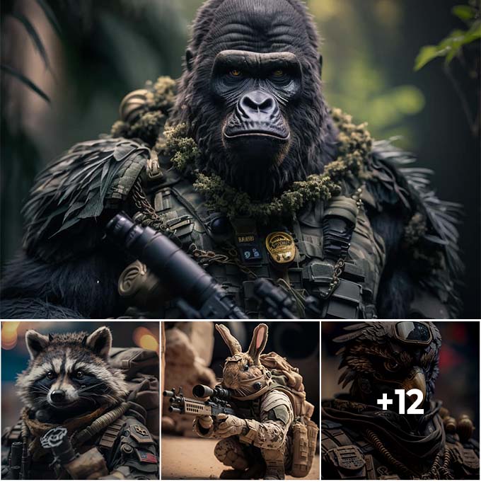 Military Animals by Drew King - movingworl.com