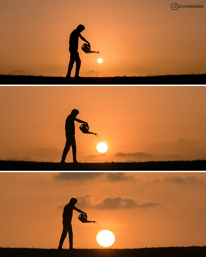 Images Of People’s Silhouettes Captured During Sunset – Breaking International