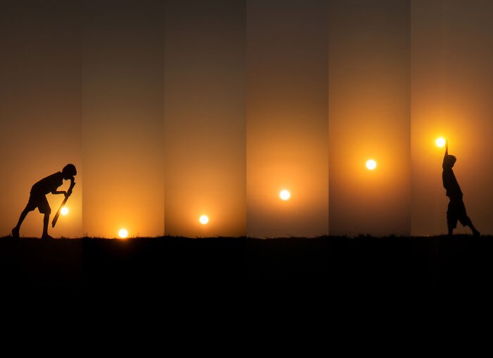 Images Of People’s Silhouettes Captured During Sunset – Breaking International