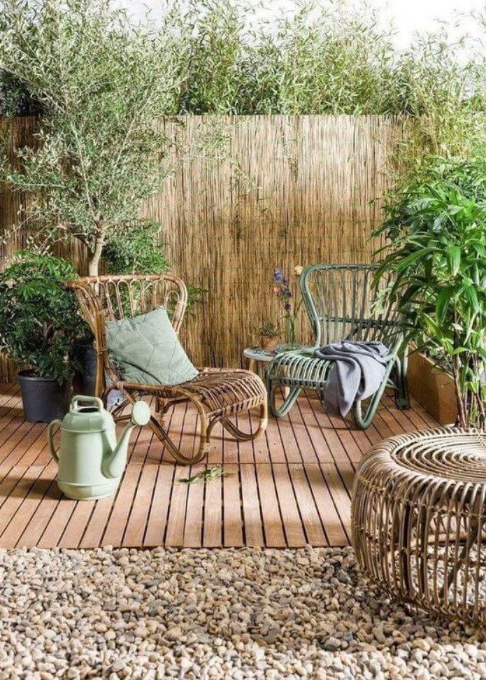 20 ideas for green spaces for small patios