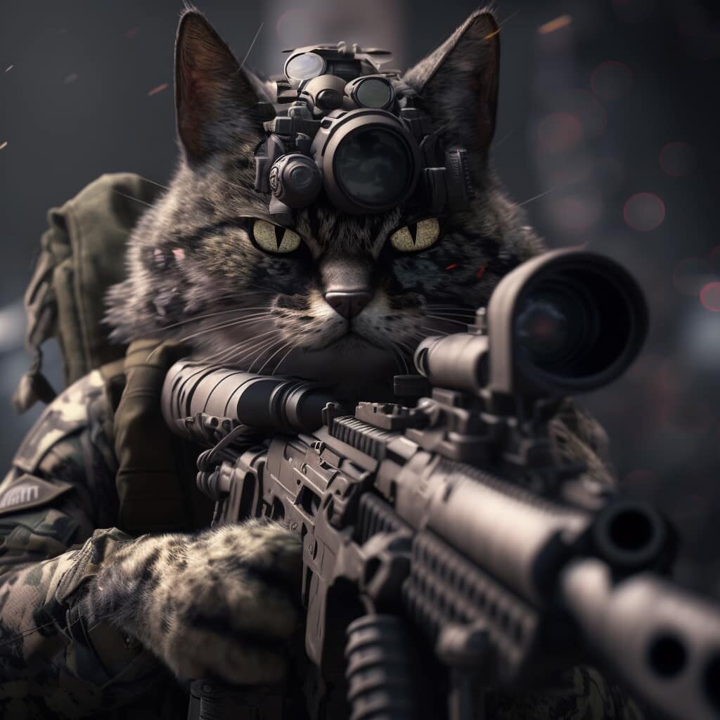 Military Animals by Drew King - movingworl.com