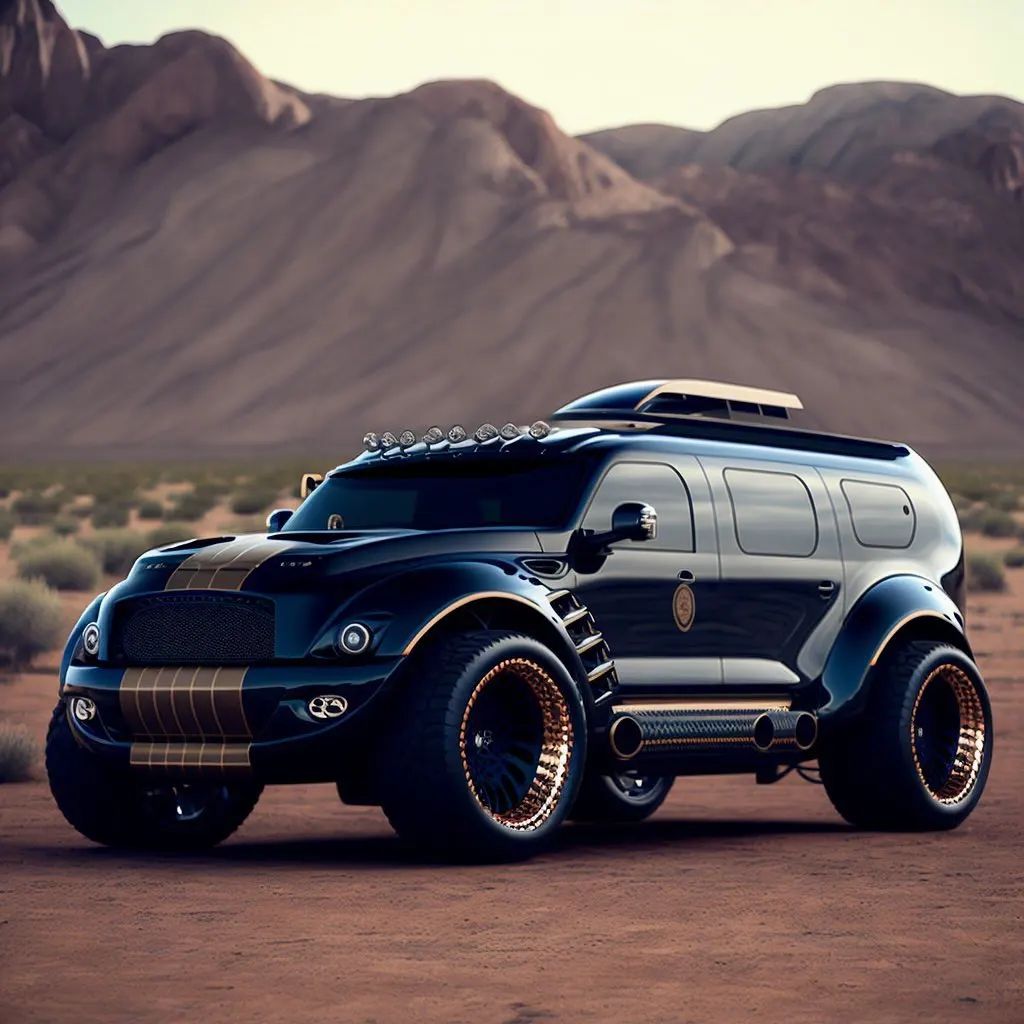Retro-Futuristic ShelƄy Cobra SUVs Make Us Feel Like AI Has Taken Oʋer Car Design - DX