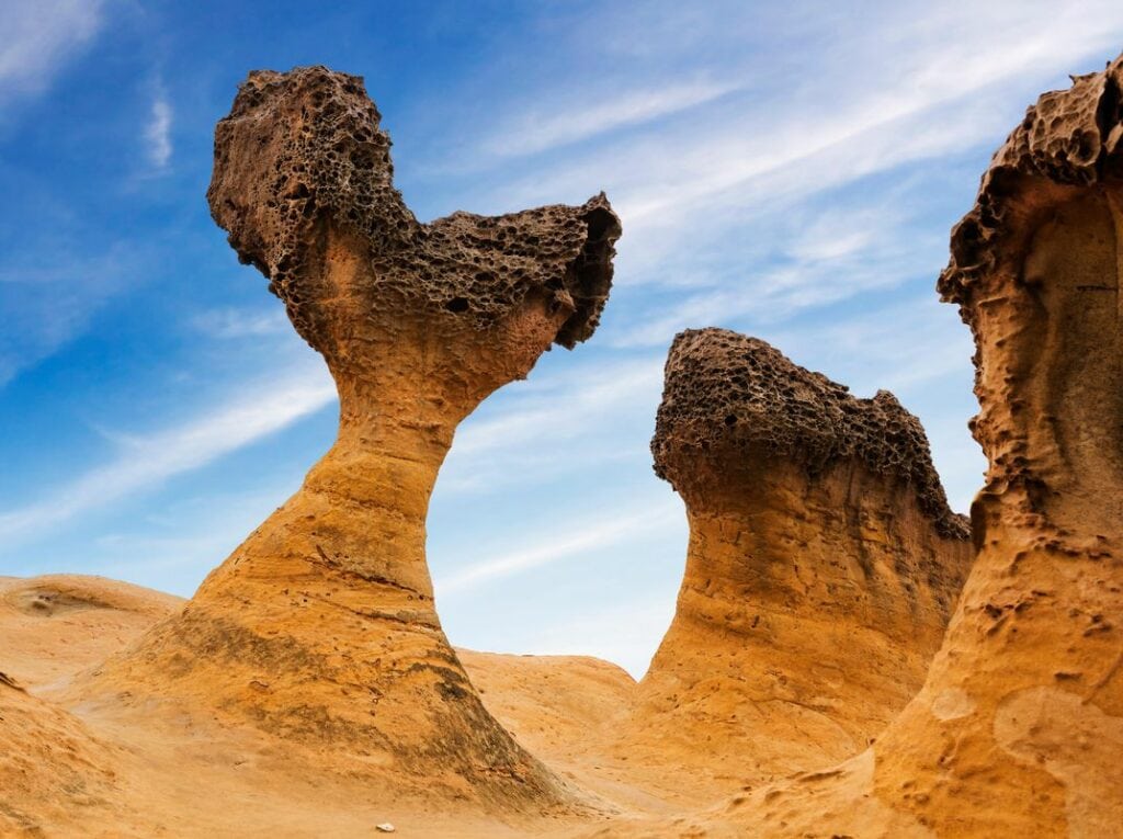 Discover 37 unique and unusual rock formations from around the world with our collection of unconventional wonders.