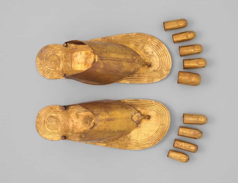 Unlocking the Enigma: Ancient Egyptians' Golden Sandals Revealed as a Priceless Treasure!