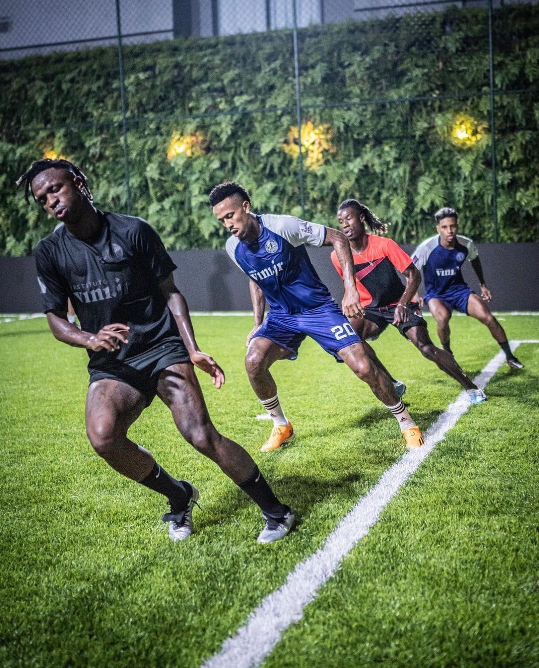 Vini Jr., Milito, Camavinga, and Rodrygo working hard together in Brazil