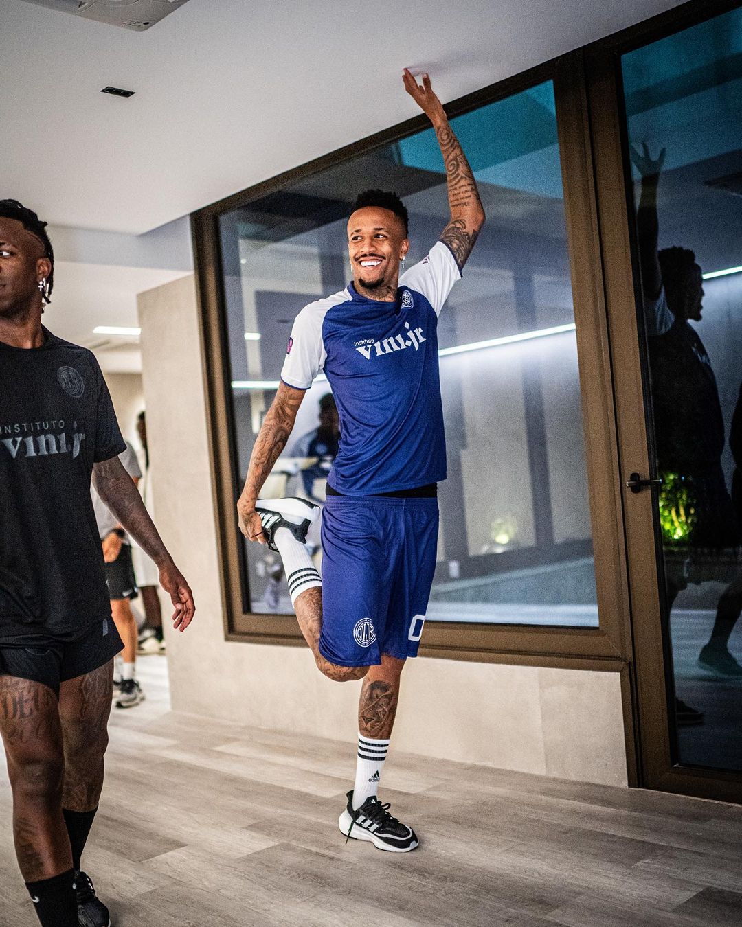 Vini Jr., Milito, Camavinga, and Rodrygo working hard together in Brazil