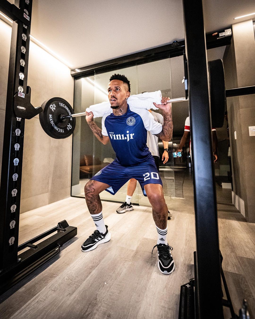 Vini Jr., Milito, Camavinga, and Rodrygo working hard together in Brazil