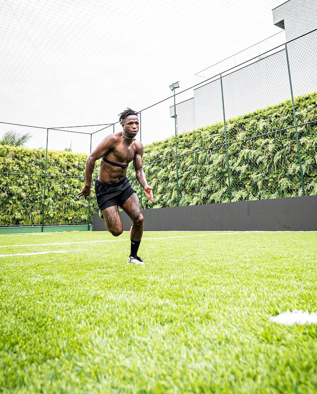 Vini Jr., Milito, Camavinga, and Rodrygo working hard together in Brazil