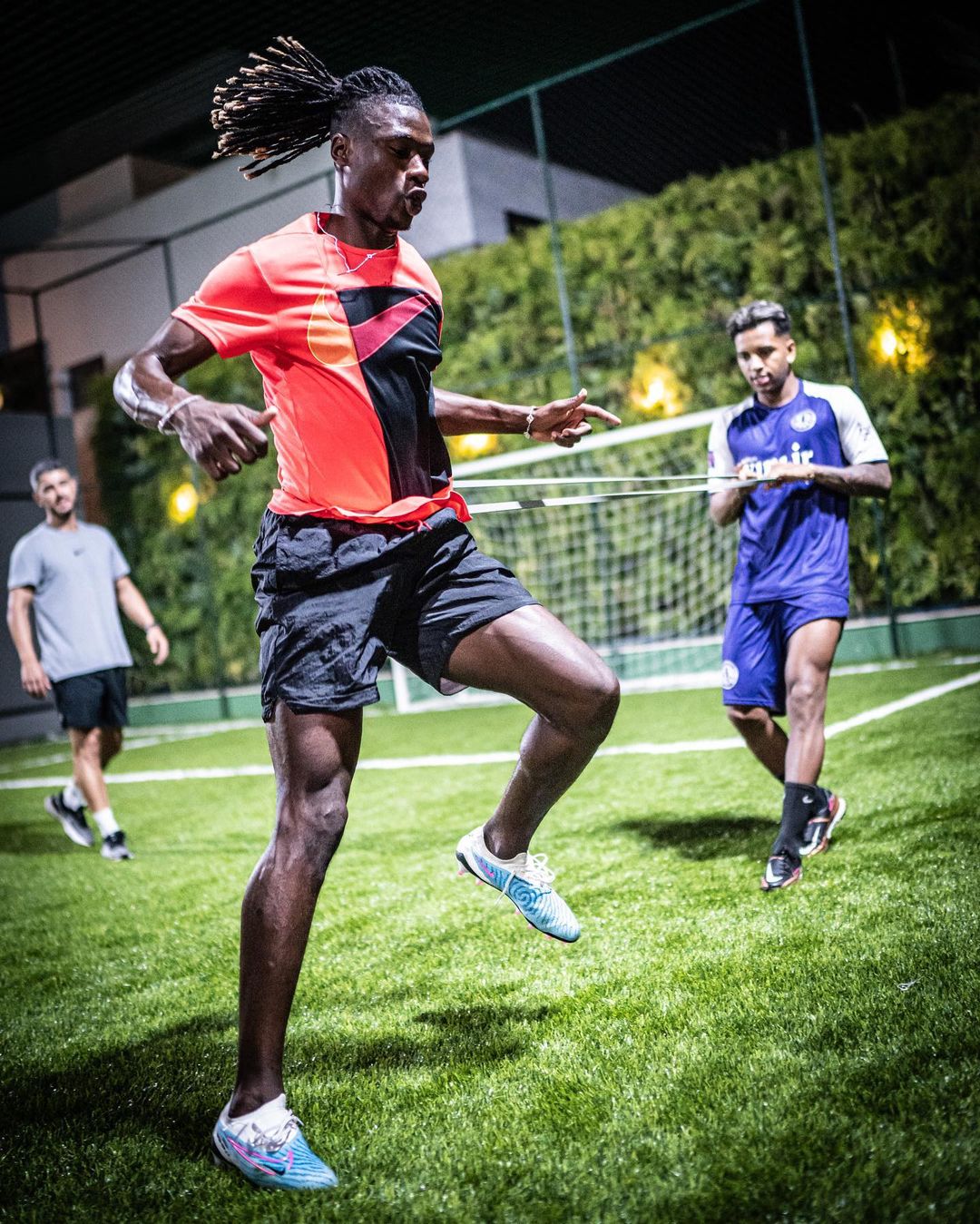 Vini Jr., Milito, Camavinga, and Rodrygo working hard together in Brazil