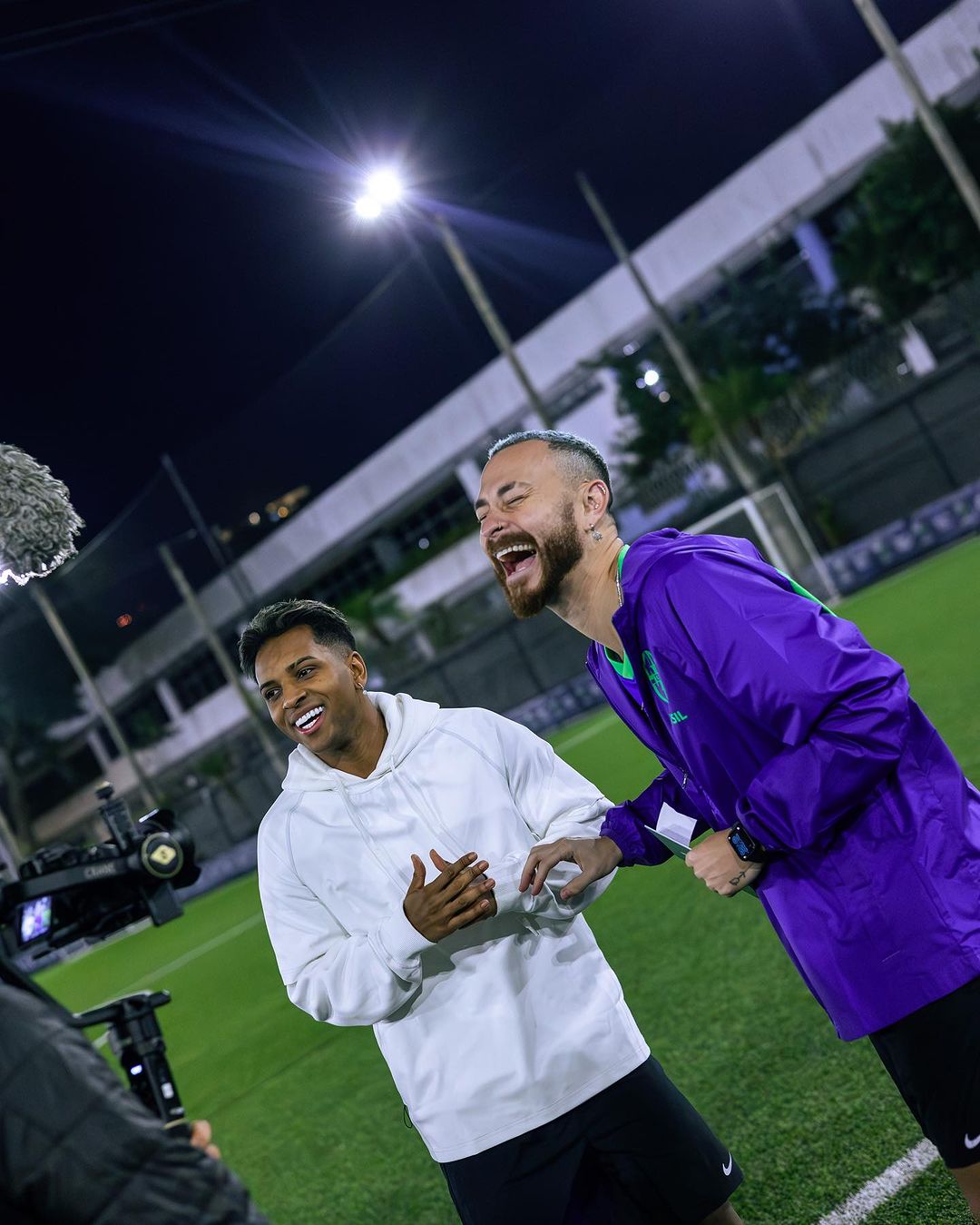 Vini Jr., Milito, Camavinga, and Rodrygo working hard together in Brazil