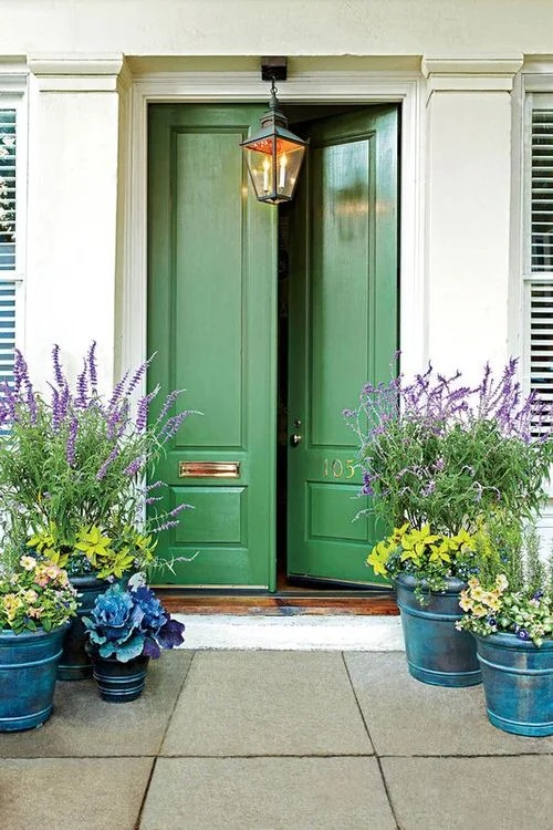 30 Stunning Front Porch Flower Pot Ideas