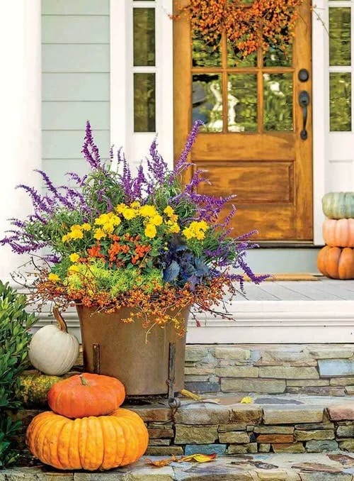 30 Stunning Front Porch Flower Pot Ideas