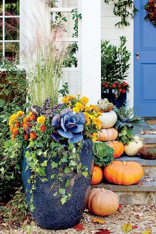 30 Stunning Front Porch Flower Pot Ideas