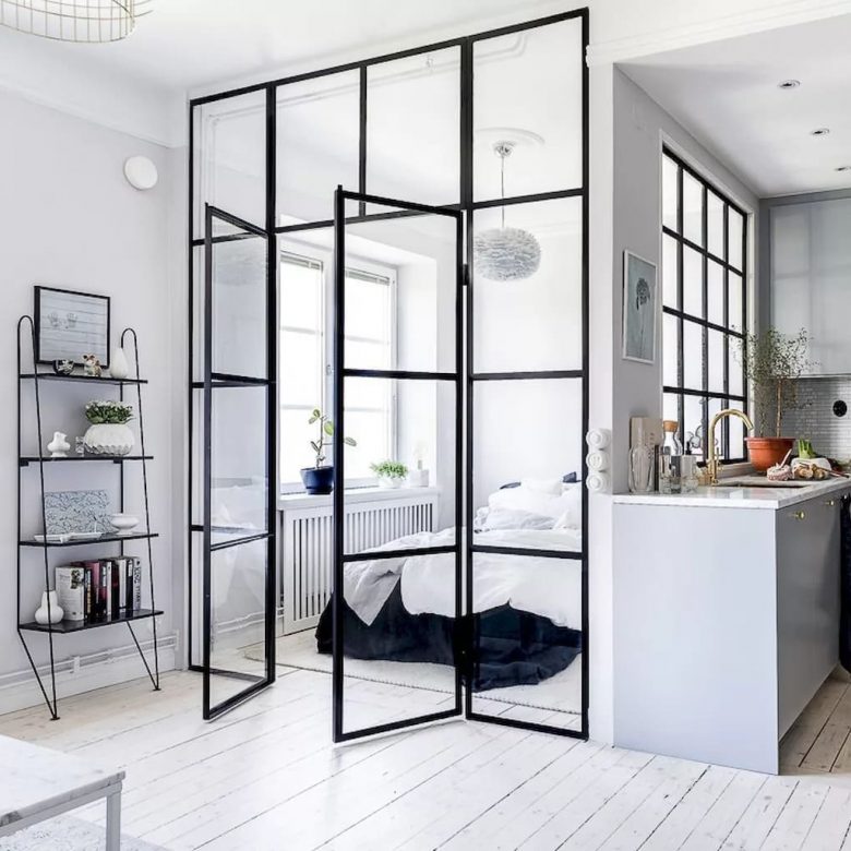 30 Beautiful "Glass Partition" Ideas to Define Your Bedroom in Style -