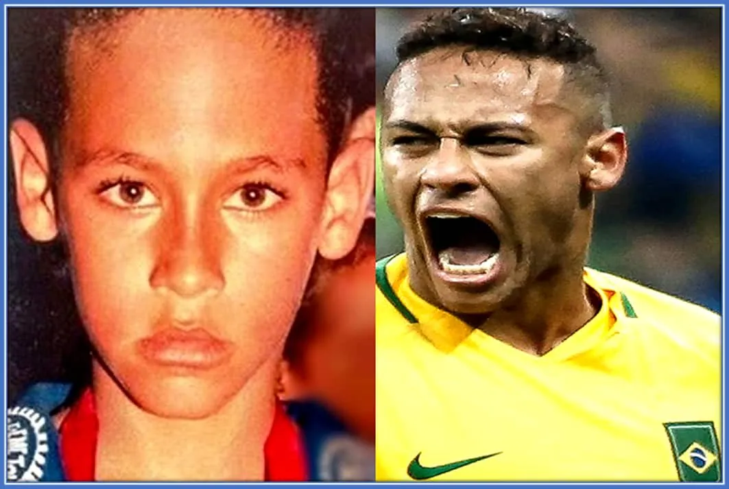 Neymar childhood's story makes you appreciate for what he tried to be a good player now