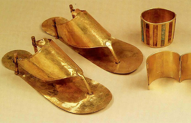 Unlocking the Enigma: Ancient Egyptians' Golden Sandals Revealed as a Priceless Treasure!