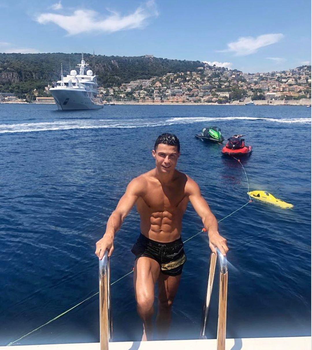 Inside Cristiano Ronaldo’s amazing 15m holiday yacht with jacuzzi and jet skis which you can rent for 180,000 a week