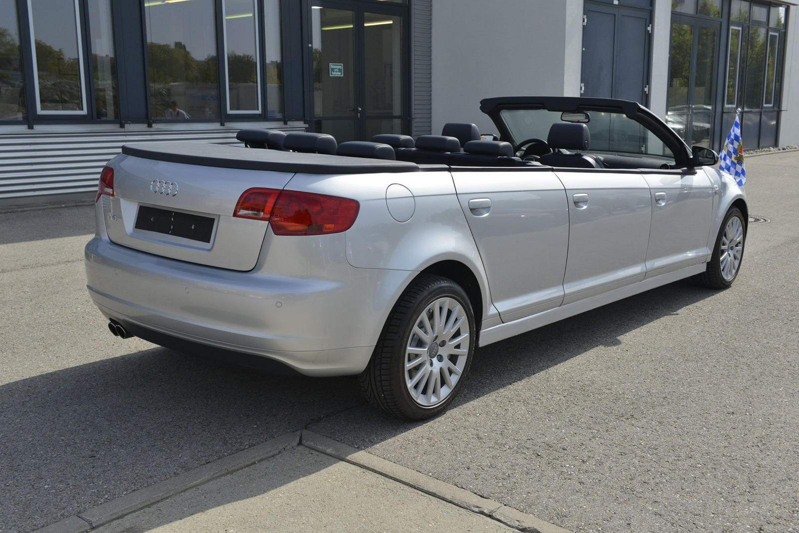 The Audi A3 Cabriolet XXL gets six doors and eight seats; is technically a shuttle - Latest News