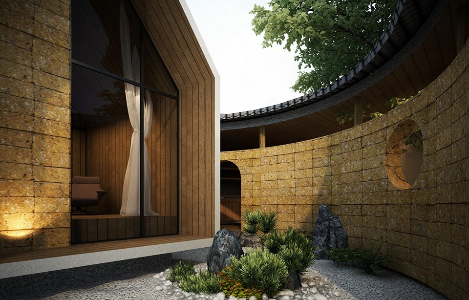 The most beautiful model of 1-storey 4-bedroom garden villa 2023