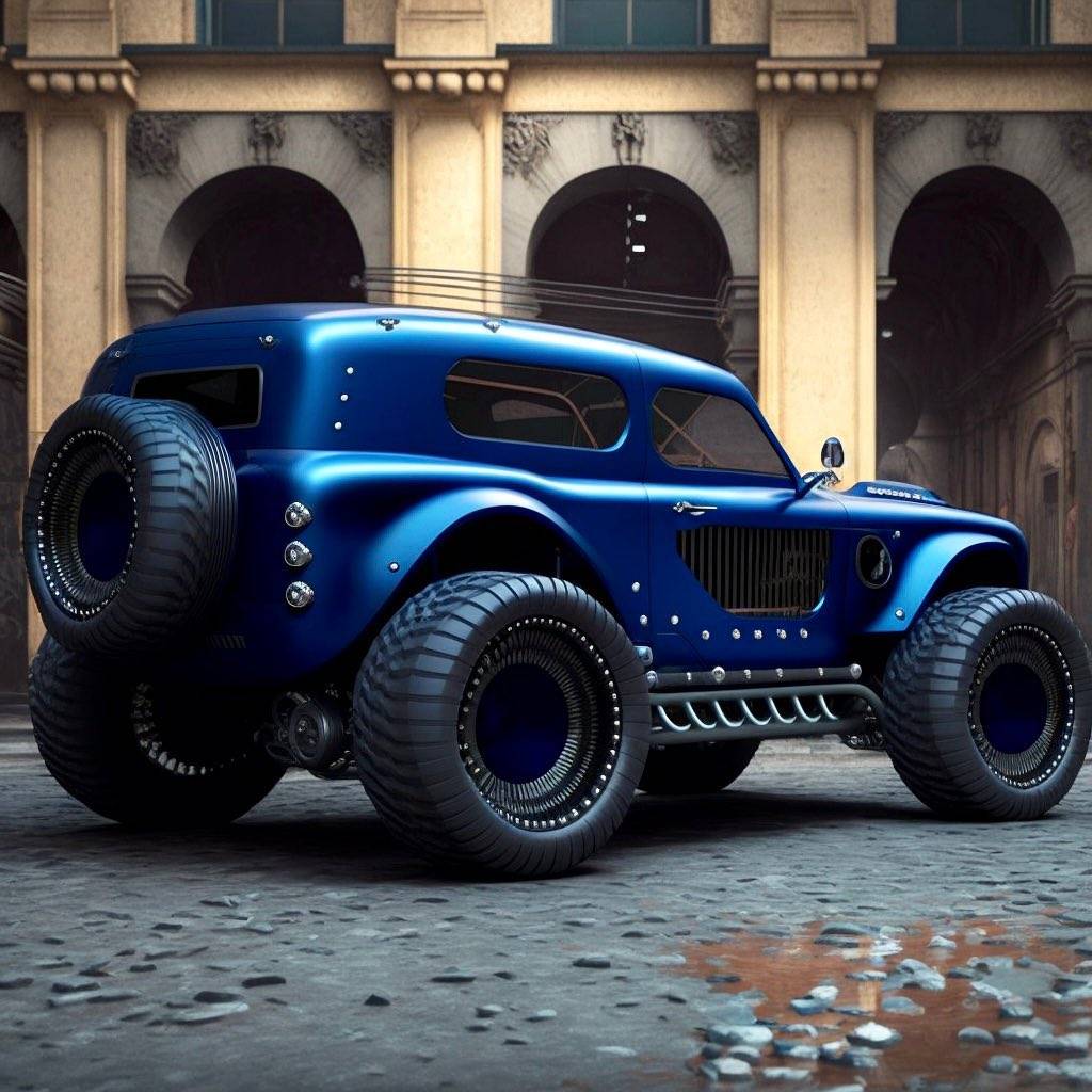 Retro-Futuristic ShelƄy Cobra SUVs Make Us Feel Like AI Has Taken Oʋer Car Design - DX