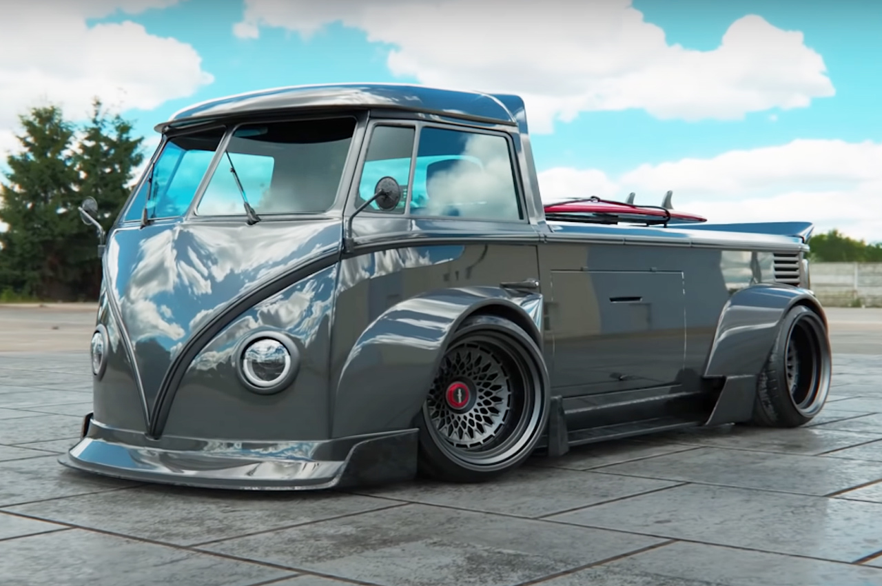 Volkswagen Meets a Low Rider Van to Give You the Best of Both Worlds! - Breaking International