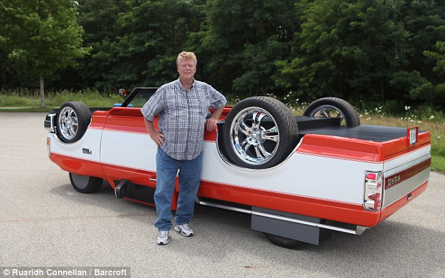 Auto shop worker spends six months and $6,000 building road-legal upside-down Ford truck - Breaking International