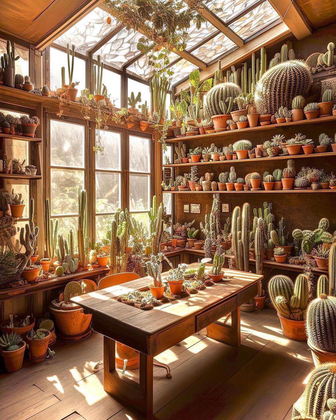 Explore the beautıful cactus house -