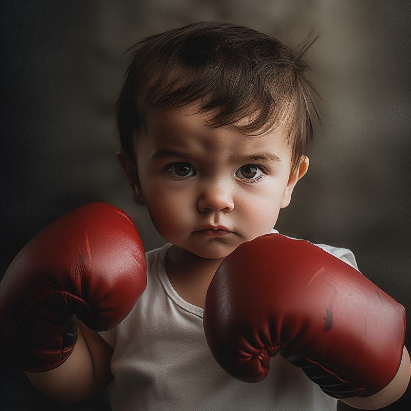 Adorable Boy's Boxing Moves Capture Community's Attention and Excitement - 002 - srody.com