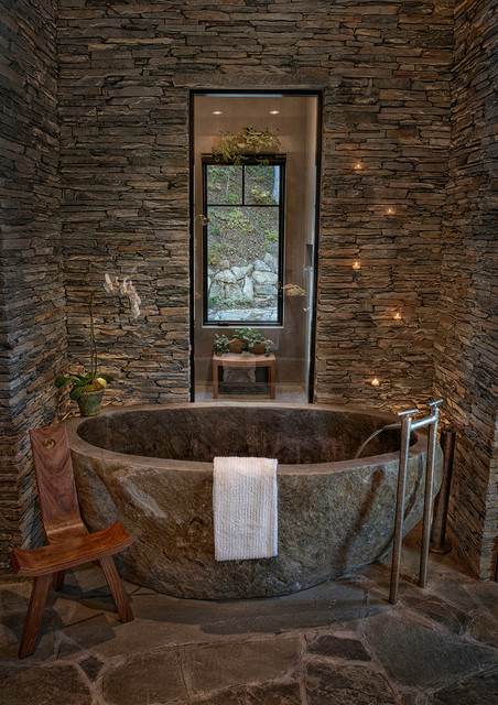 17 Gorgeous “Stone Bathroom” Design Ideas - Olym News