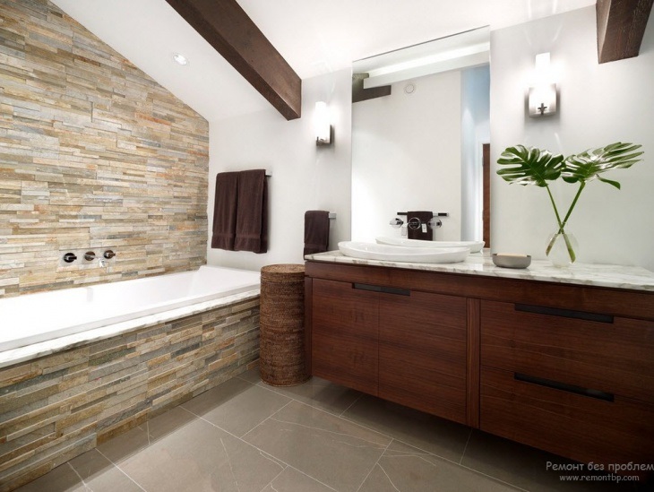 17 Gorgeous “Stone Bathroom” Design Ideas - Olym News