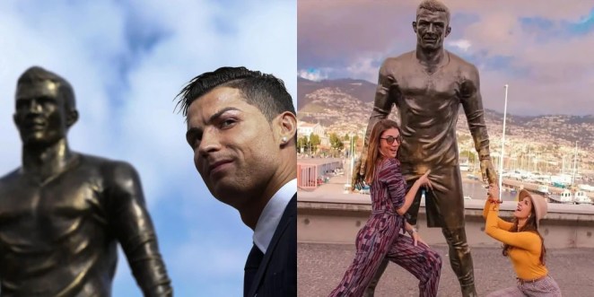 Cristiano Ronaldo Statue Causes Fan Frenzy on Social Media - Welcome