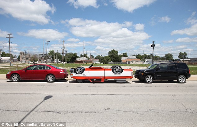 Auto shop worker spends six months and $6,000 building road-legal upside-down Ford truck - Breaking International