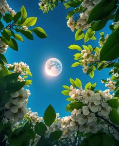 Moonlight illuminates the heart of wildflowers.VoUyen