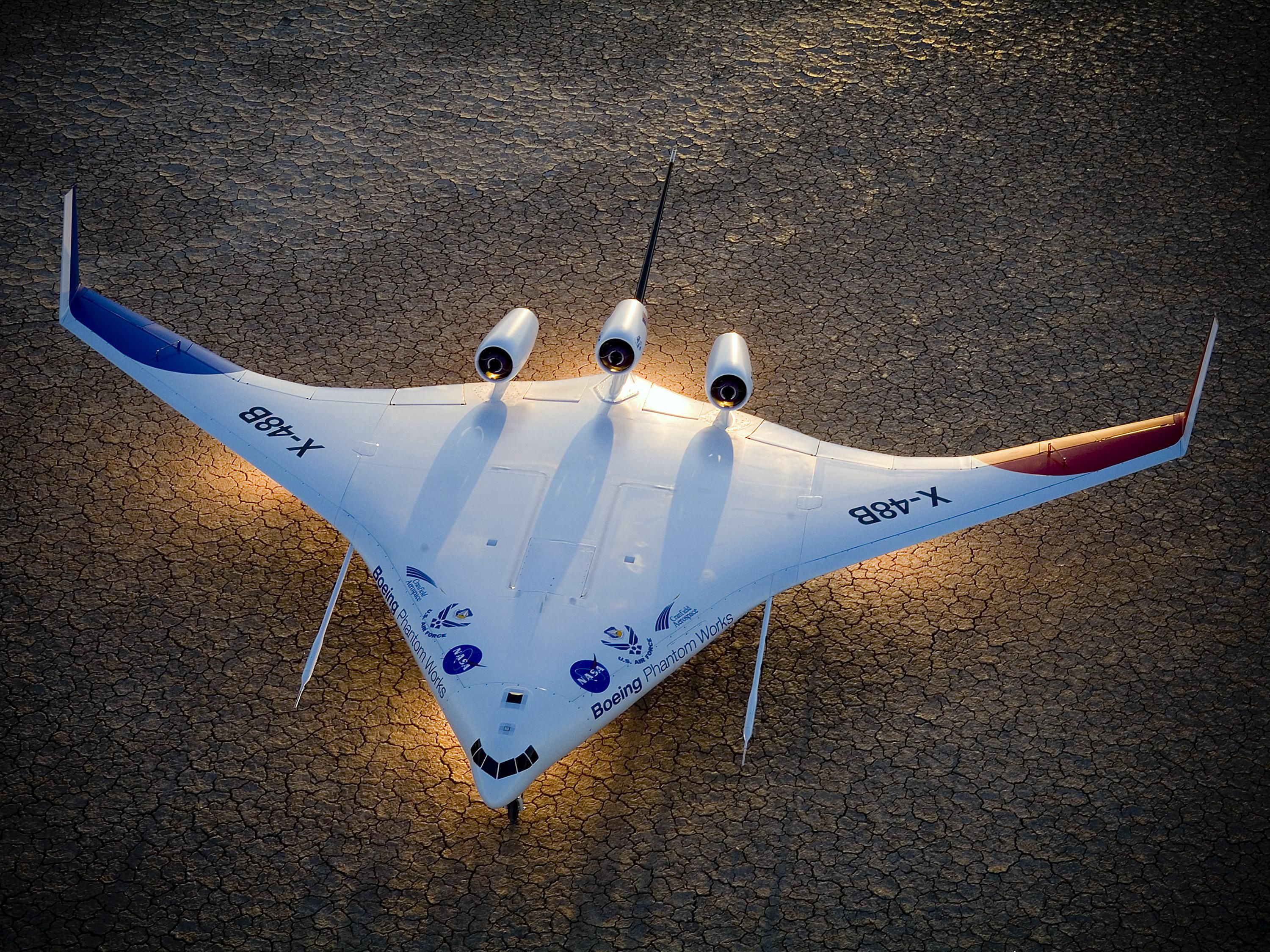 An airplane with bat wings is what the Air Force wants