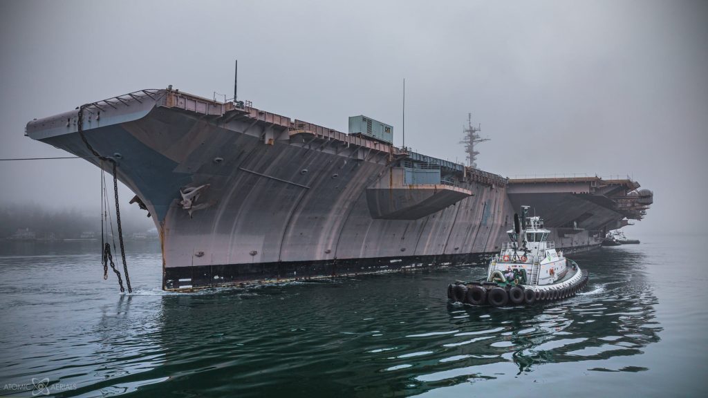 Resurrection Adventure: USS Kitty Hawk aircraft carrier found