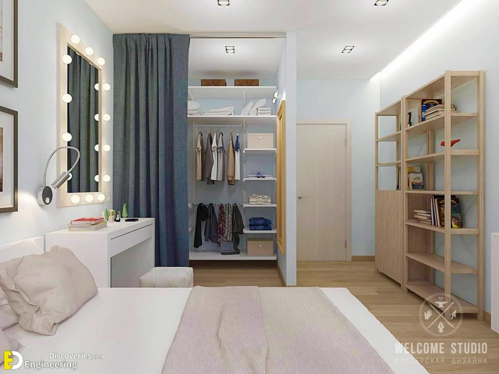 30 Small Walk-in Closet Ideas to Divide Your Bedroom Space With Style