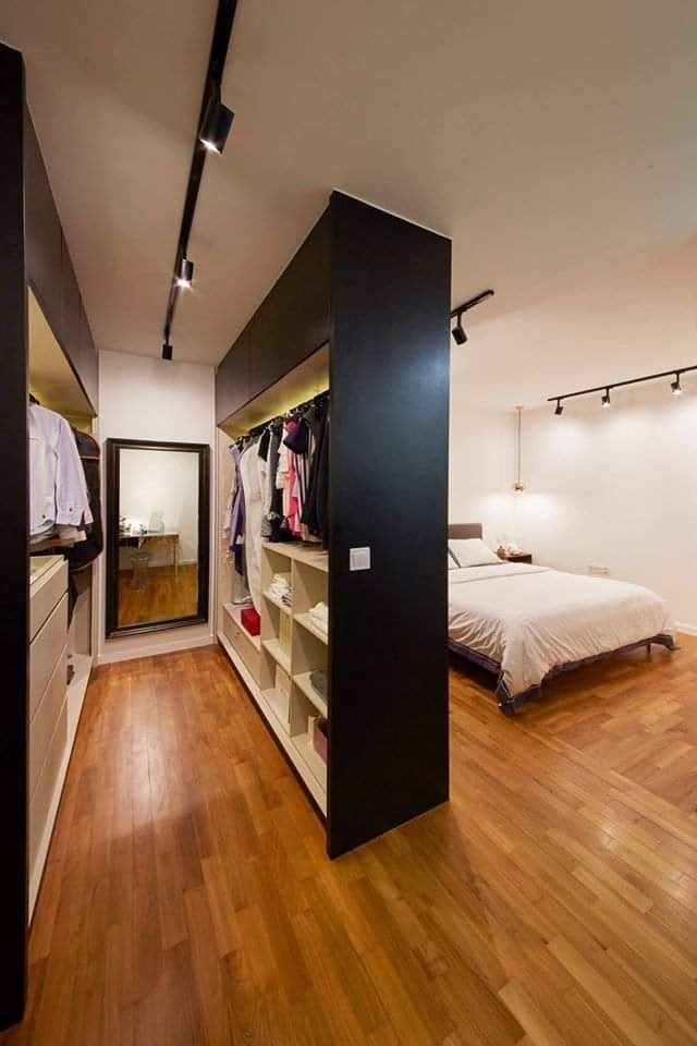 30 Small Walk-in Closet Ideas to Divide Your Bedroom Space With Style