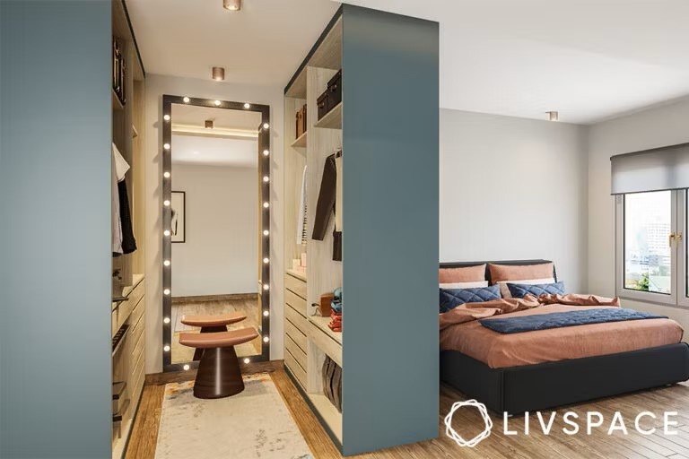 30 Small Walk-in Closet Ideas to Divide Your Bedroom Space With Style