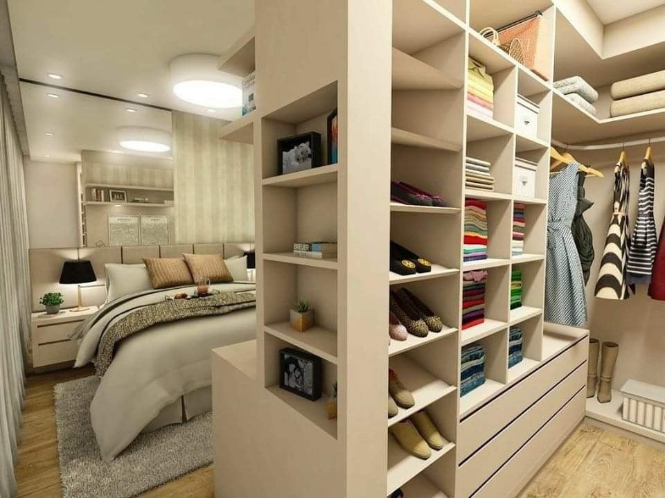 30 Small Walk-in Closet Ideas to Divide Your Bedroom Space With Style