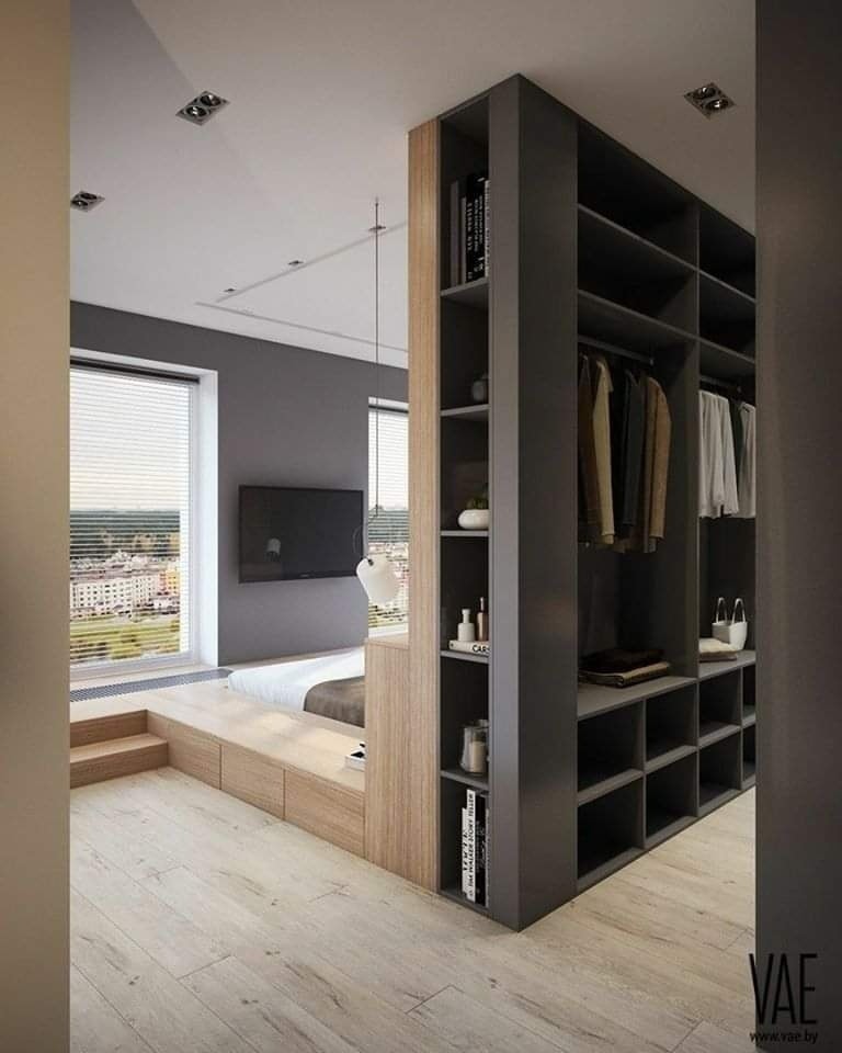 30 Small Walk-in Closet Ideas to Divide Your Bedroom Space With Style