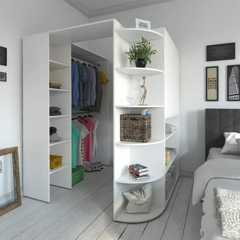 30 Small Walk-in Closet Ideas to Divide Your Bedroom Space With Style