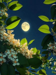 Moonlight illuminates the heart of wildflowers.VoUyen