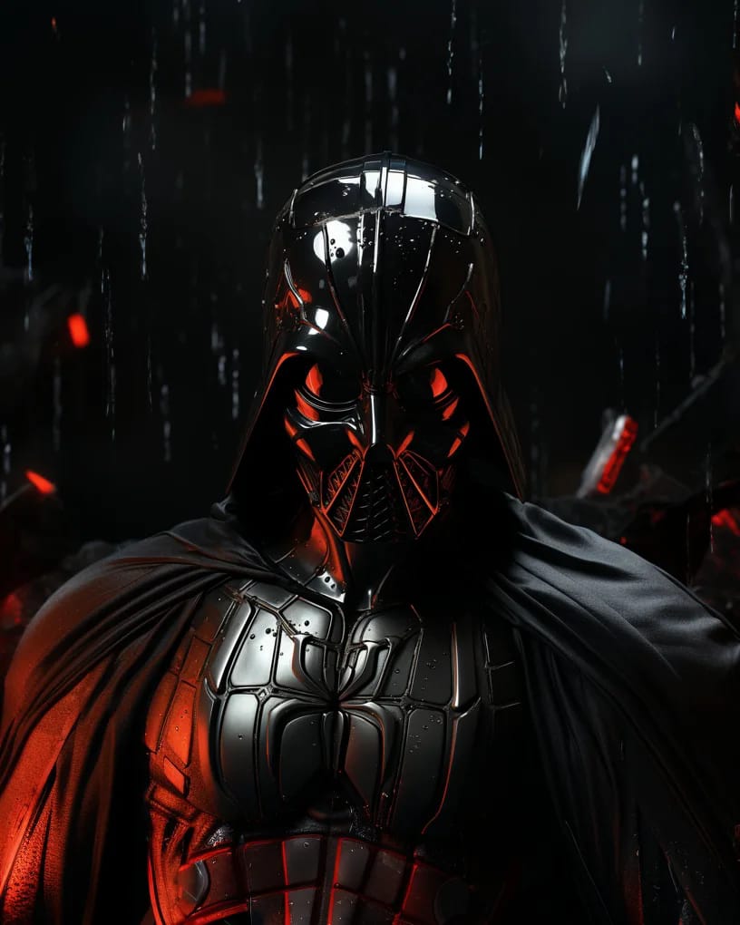 Get ready for an experience beyond reality, where Spider-Man takes on a role never before explored: Darth Vader. - movingworl.com